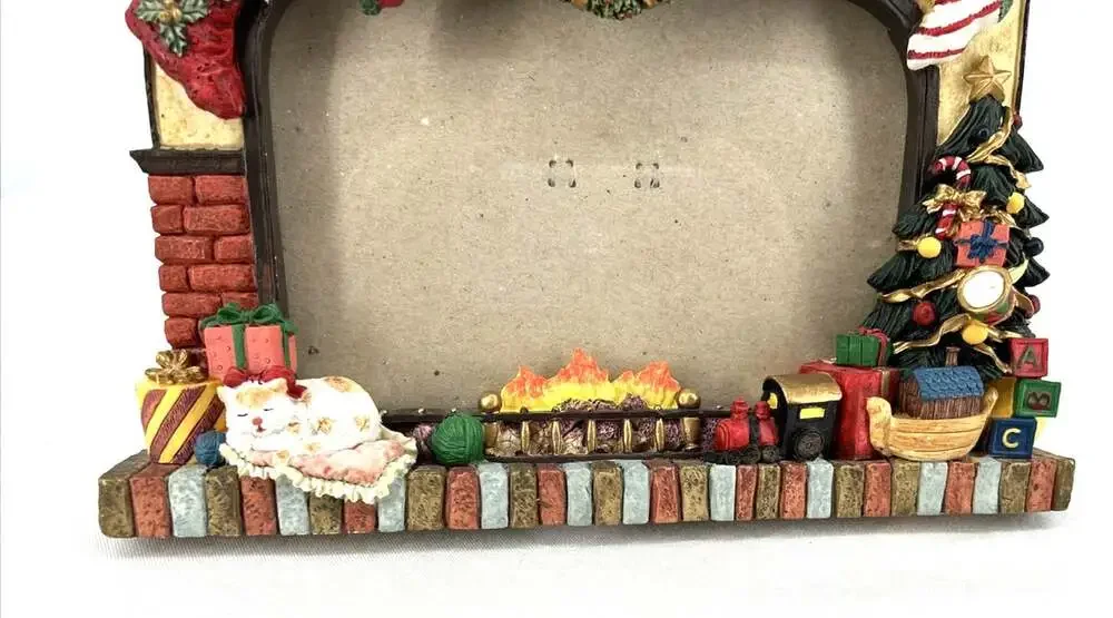 Picture Frame Fireplace Toys Resin 5 x 7